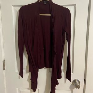 Maroon cardigan